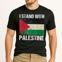 Support I stand with Palestine Free Palestine Flag Arabic Cooling Performance Crew T-Shirt
