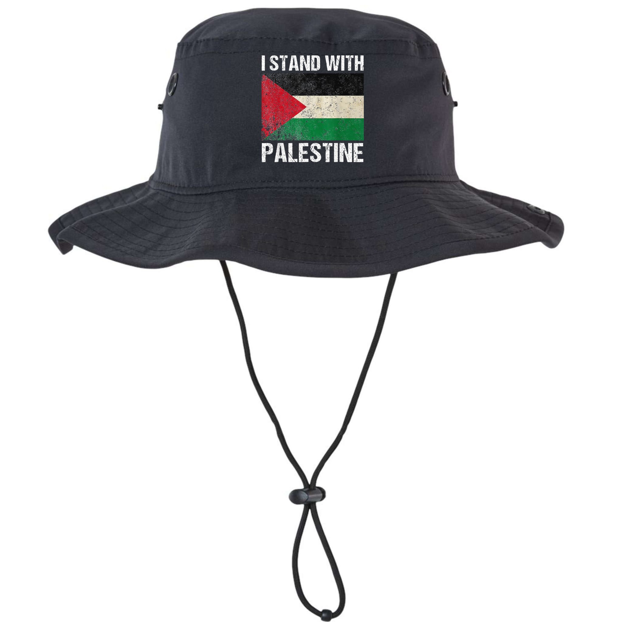 Support I stand with Palestine Free Palestine Flag Arabic Bucket Hat