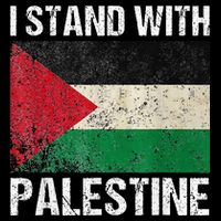 Support I stand with Palestine Free Palestine Flag Arabic Sustainable Beanie