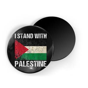 Support I stand with Palestine Free Palestine Flag Arabic Magnet