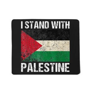 Support I stand with Palestine Free Palestine Flag Arabic Mousepad