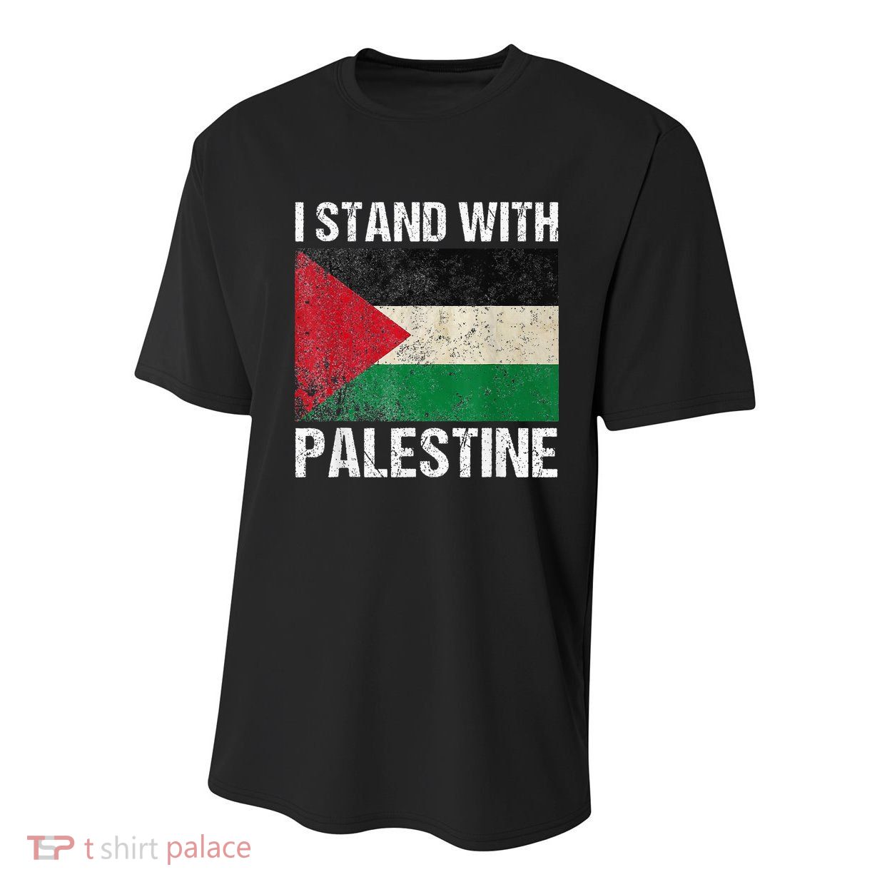 Support I stand with Palestine Free Palestine Flag Arabic Youth Performance Sprint T-Shirt