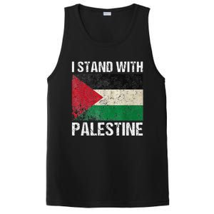 Support I stand with Palestine Free Palestine Flag Arabic PosiCharge Competitor Tank