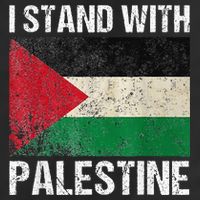 Support I stand with Palestine Free Palestine Flag Arabic Golf Towel