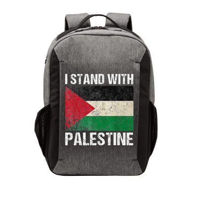 Support I stand with Palestine Free Palestine Flag Arabic Vector Backpack