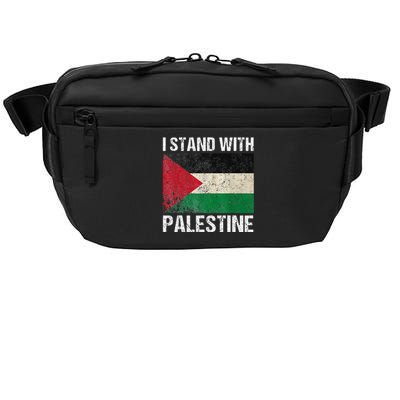 Support I stand with Palestine Free Palestine Flag Arabic Crossbody Pack