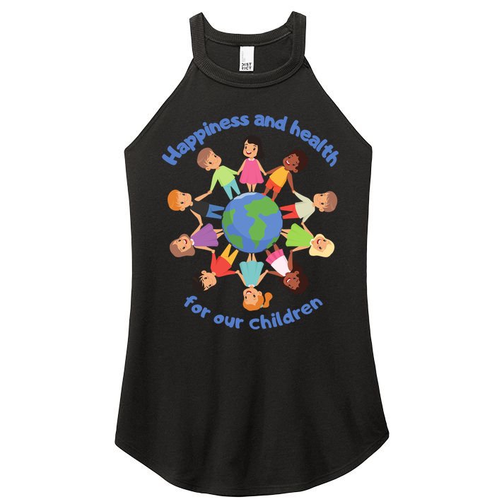 Support International S Day Planet Earth Climate Cute Gift Women's Perfect Tri Rocker Tank