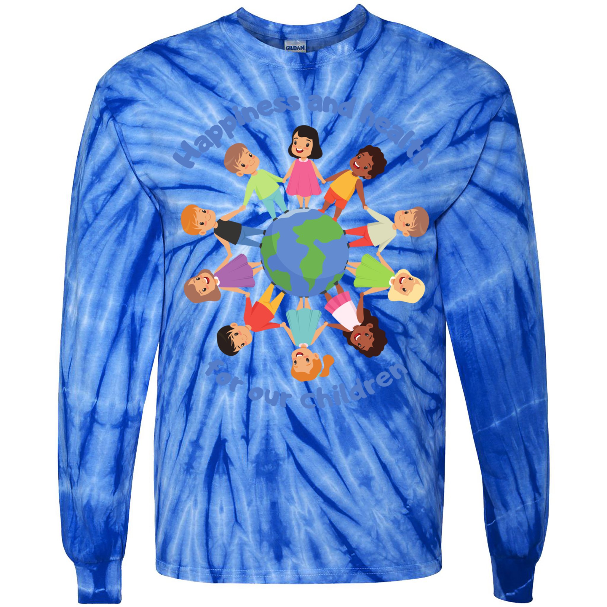 Support International S Day Planet Earth Climate Cute Gift Tie-Dye Long Sleeve Shirt