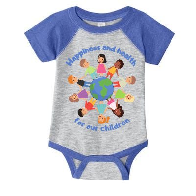 Support International S Day Planet Earth Climate Cute Gift Infant Baby Jersey Bodysuit