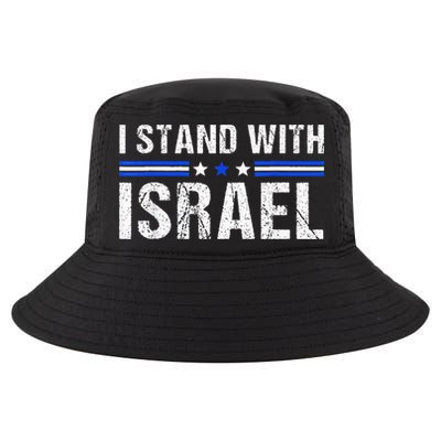 Support I Stand With Israel Jewish Heritage Israeli Flag Cool Comfort Performance Bucket Hat