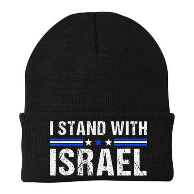 Support I Stand With Israel Jewish Heritage Israeli Flag Beanie
