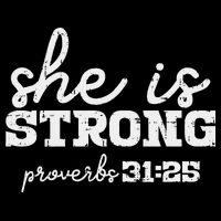 She Is Strong Proverbs Bible God Jesus Christian Gift Cooling Performance Crew T-Shirt