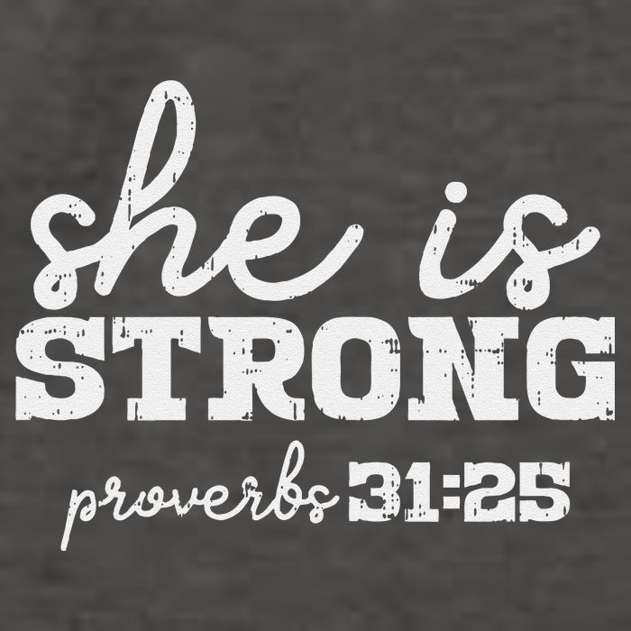 She Is Strong Proverbs Bible God Jesus Christian Gift Vector Backpack