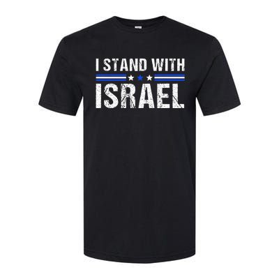 Support I Stand With Israel Jewish Heritage Israeli Flag Softstyle® CVC T-Shirt