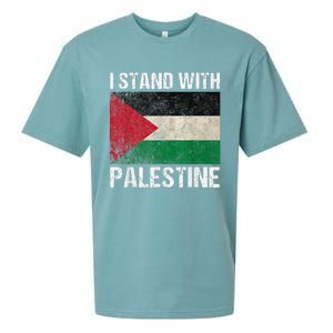 Support I Stand With Palestine Free Palestine Flag Arabic Sueded Cloud Jersey T-Shirt