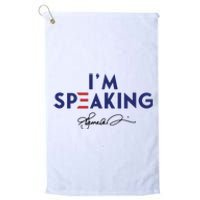 Signature IM Speaking Kamala Harris Platinum Collection Golf Towel