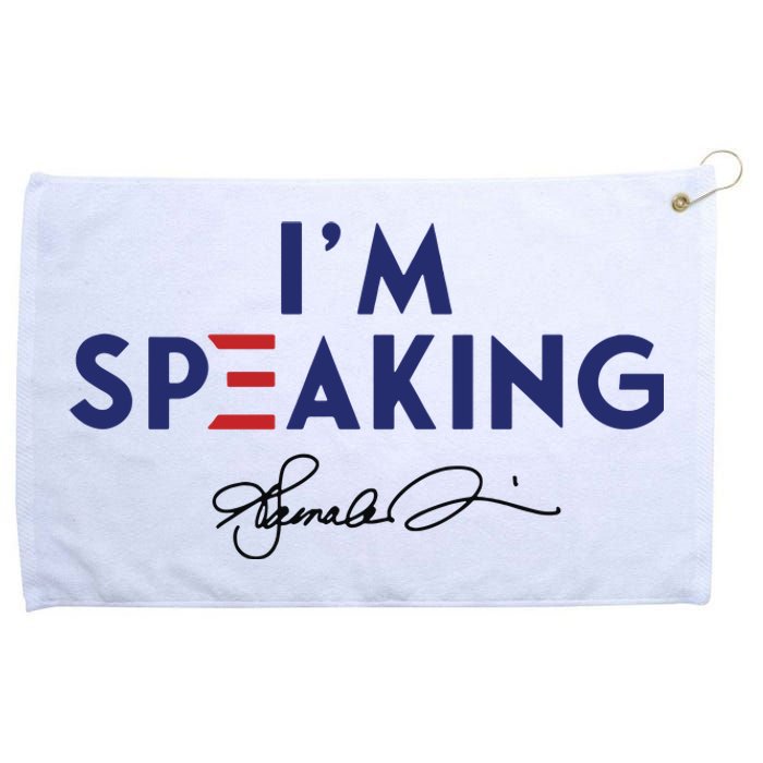 Signature IM Speaking Kamala Harris Grommeted Golf Towel