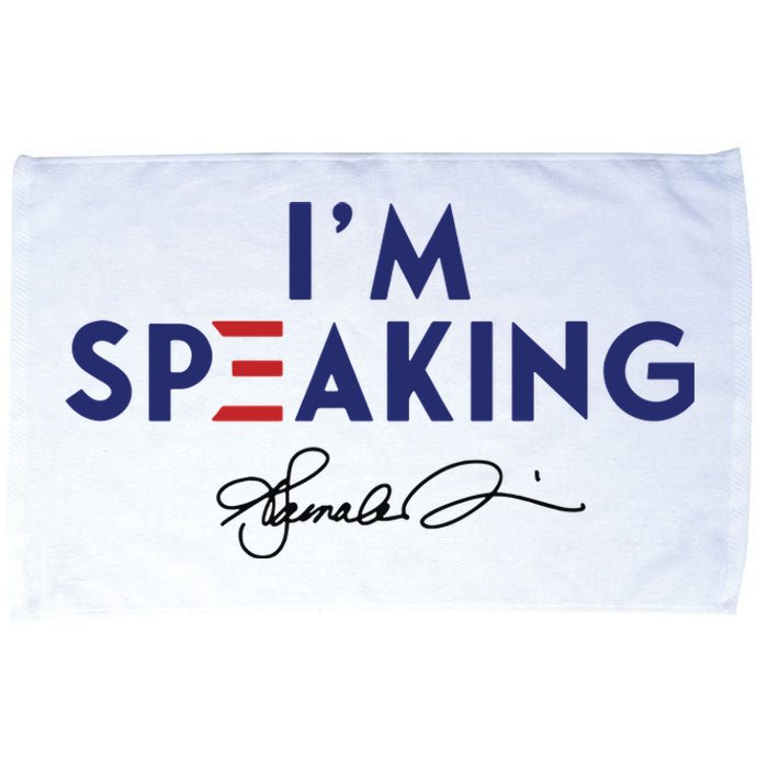 Signature IM Speaking Kamala Harris Microfiber Hand Towel