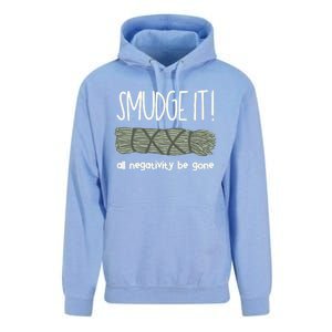 Smudge It Sage Burning Spiritual Healing Boho Witch Gift Unisex Surf Hoodie