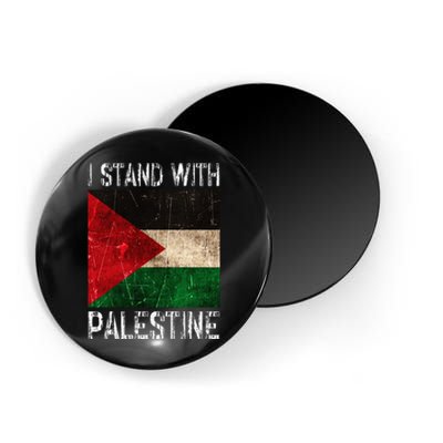 Support I Stand With Palestine Free Palestine Flag Arabic Magnet