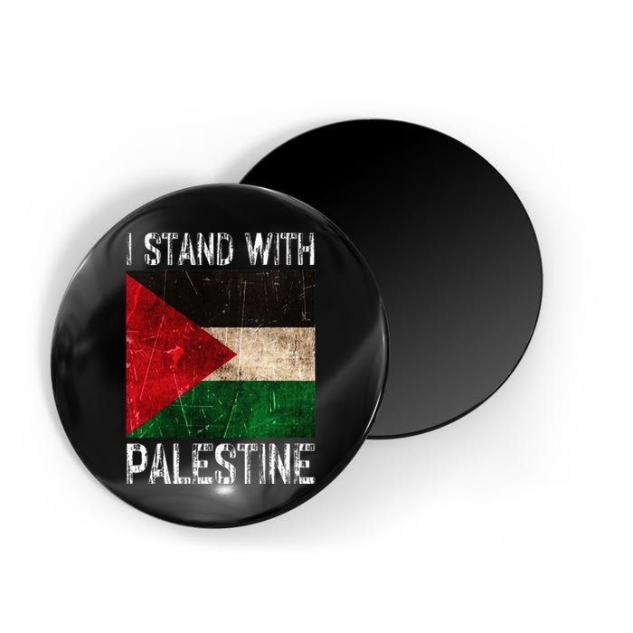 Support I Stand With Palestine Free Palestine Flag Arabic Magnet