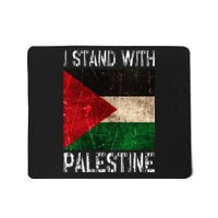 Support I Stand With Palestine Free Palestine Flag Arabic Mousepad