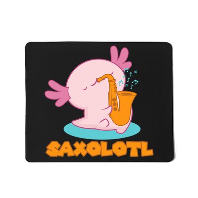 Saxolotl I Sax Bari Saxophone Pin.k Axolotl Gift Mousepad