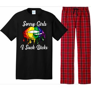 Sorry I Suck Dicks Like In Gay Bananas Lgbt Csd Gift Pajama Set