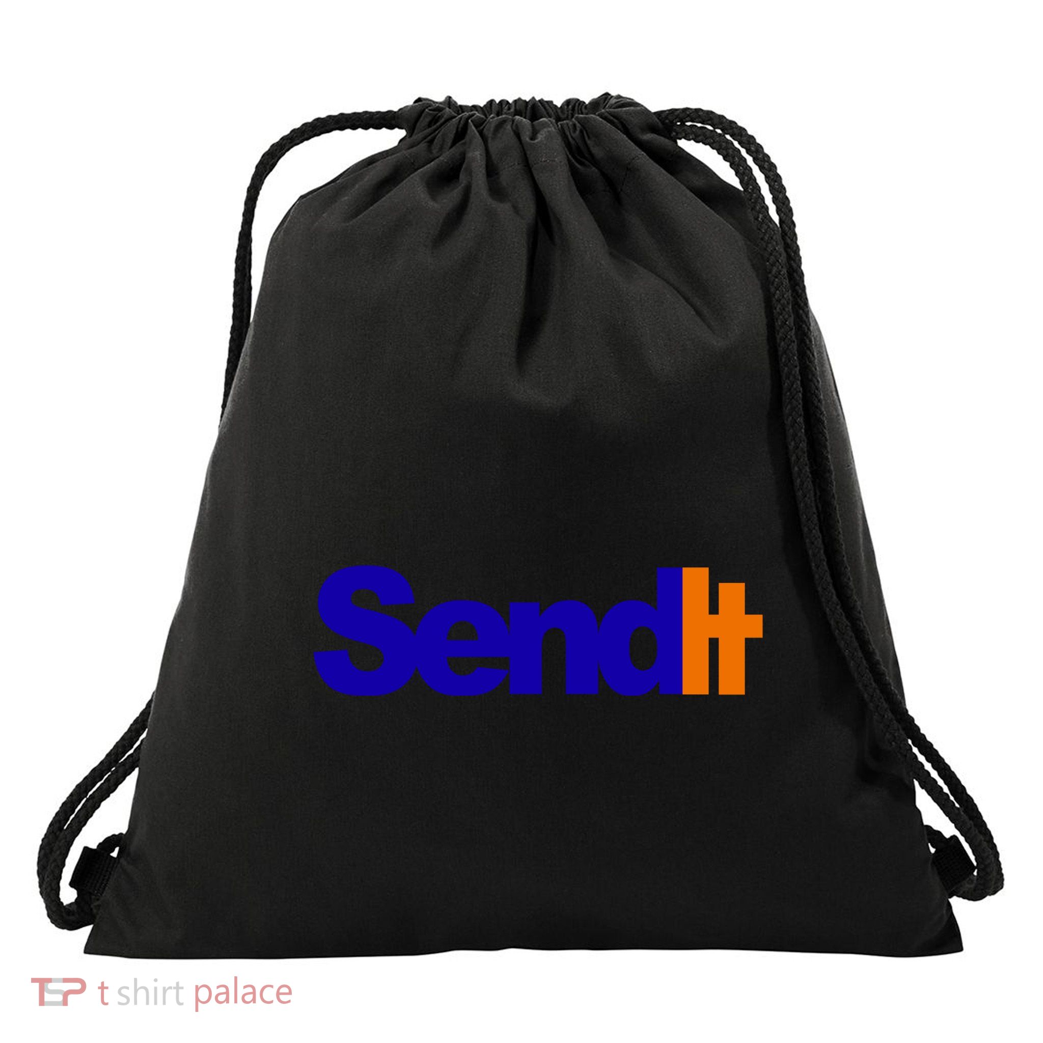 Sent It Spoof Parody Logo Drawstring Bag