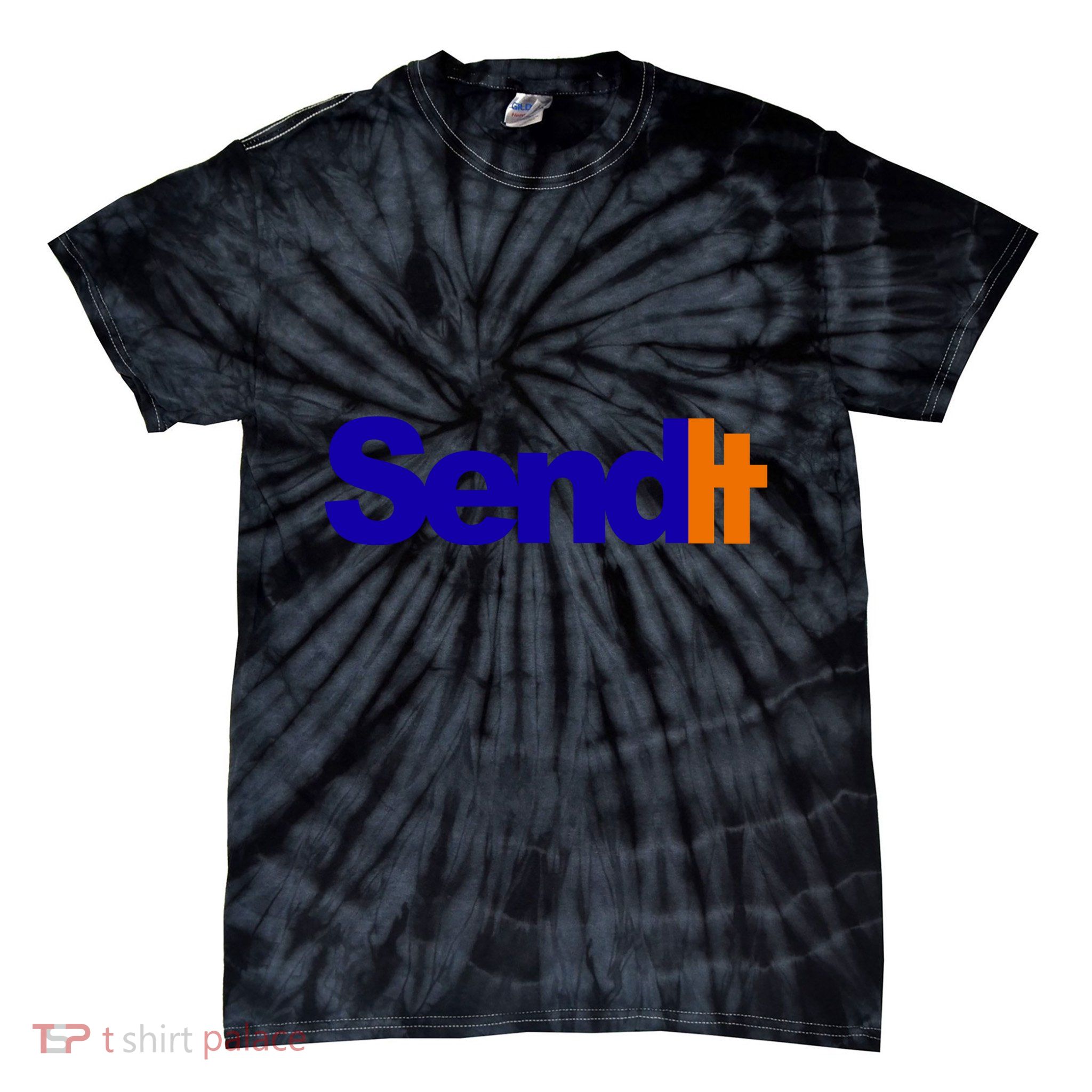 Sent It Spoof Parody Logo Tie-Dye T-Shirt