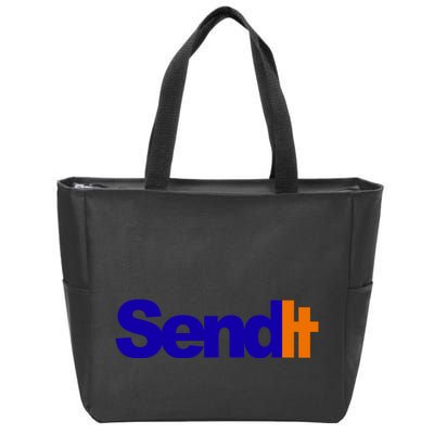 Sent It Spoof Parody Logo Zip Tote Bag
