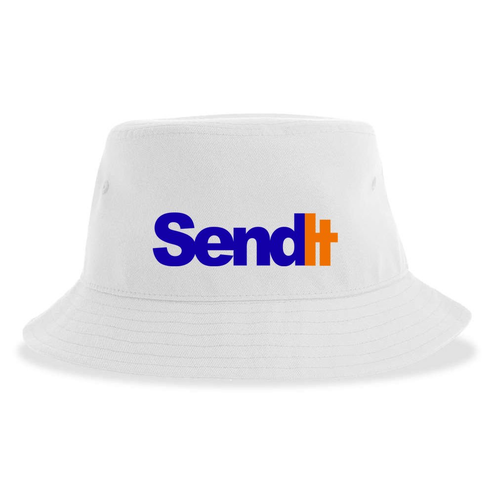 Sent It Spoof Parody Logo Sustainable Bucket Hat