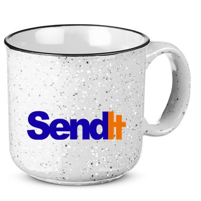 Sent It Spoof Parody Logo 15oz Campfire Ceramic Mug