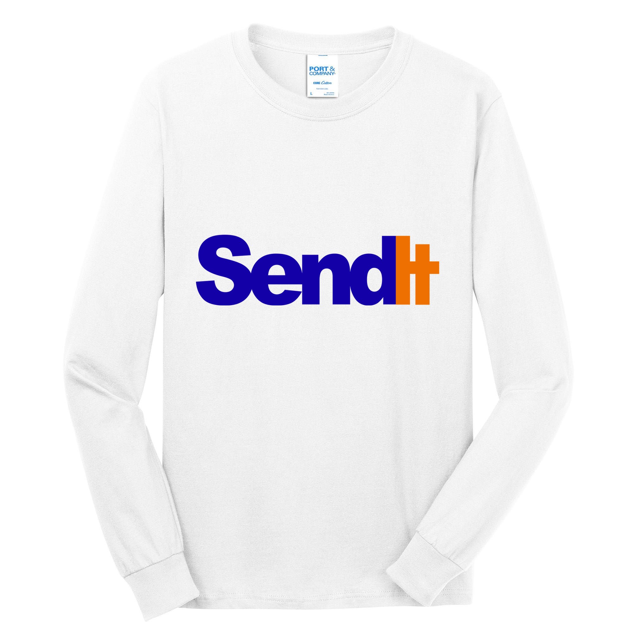 Sent It Spoof Parody Logo Tall Long Sleeve T-Shirt