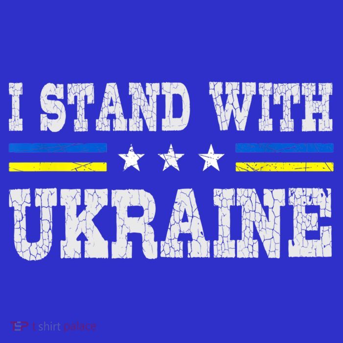 Support I Stand With Ukraine American Ukrainian Flag Gift Stripe Pom Pom Beanie