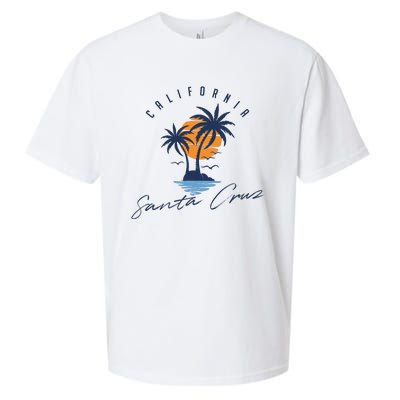 Summer In Santa Cruz California Sueded Cloud Jersey T-Shirt