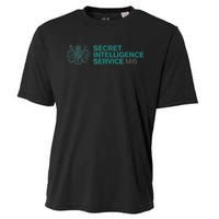 Secret Intelligence Service SIS MI6 UK Spy Agency Cooling Performance Crew T-Shirt