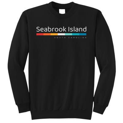 Seabrook Island SC South Carolina Retro Design Sweatshirt