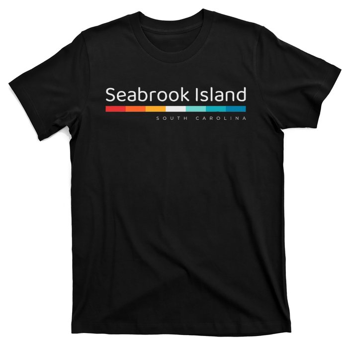 Seabrook Island SC South Carolina Retro Design T-Shirt