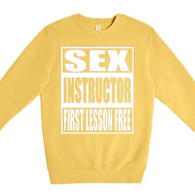 Sex Instructor Premium Crewneck Sweatshirt