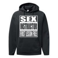 Sex Instructor Performance Fleece Hoodie