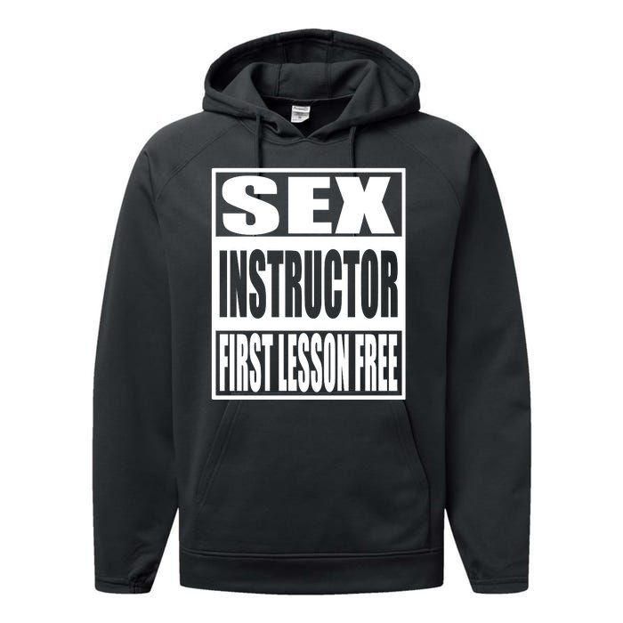 Sex Instructor Performance Fleece Hoodie