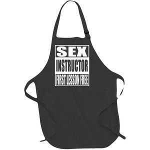 Sex Instructor Full-Length Apron With Pockets