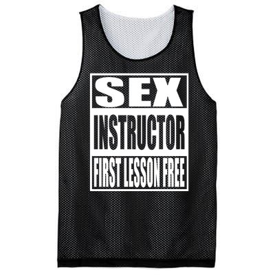 Sex Instructor Mesh Reversible Basketball Jersey Tank