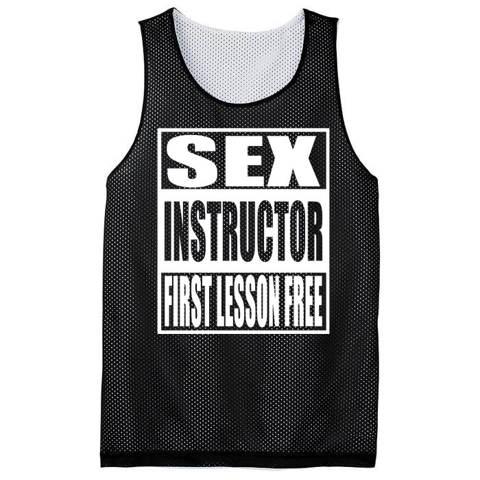 Sex Instructor Mesh Reversible Basketball Jersey Tank