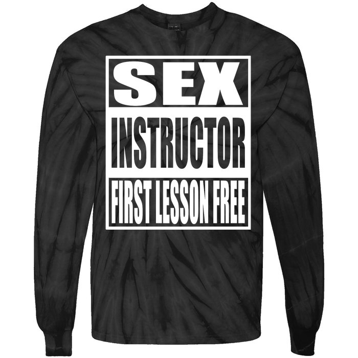 Sex Instructor Tie-Dye Long Sleeve Shirt