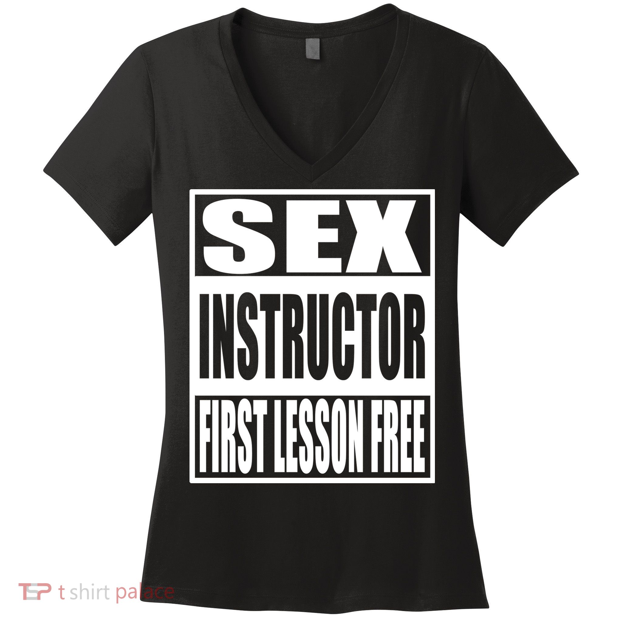 Sex Instructor Women's V-Neck T-Shirt