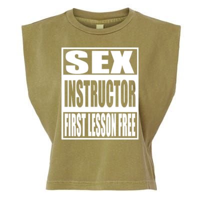 Sex Instructor Garment-Dyed Women's Muscle Tee