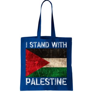 Support I Stand With Palestine Free Palestine Flag Arabic Tote Bag