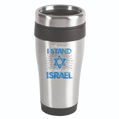 Support Israel Standing Strong Together 16oz Travel Tumbler